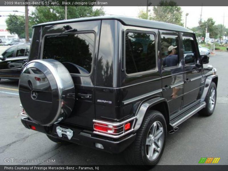Black / designo Light Brown 2009 Mercedes-Benz G 55 AMG