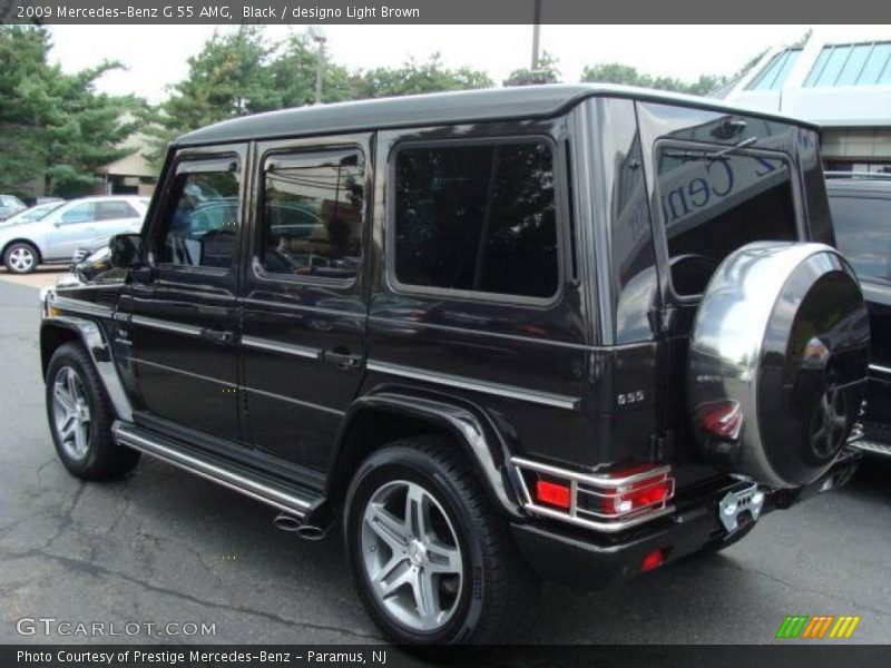 Black / designo Light Brown 2009 Mercedes-Benz G 55 AMG
