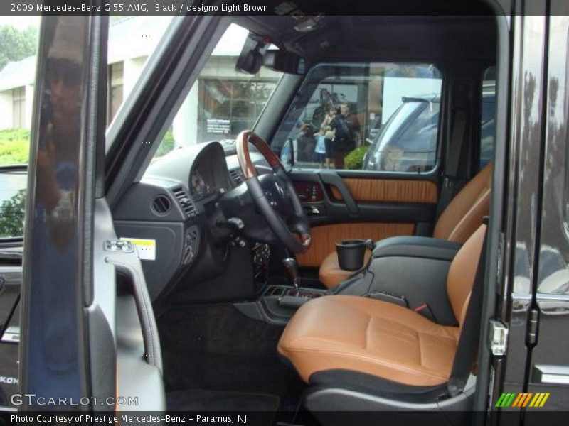 Black / designo Light Brown 2009 Mercedes-Benz G 55 AMG