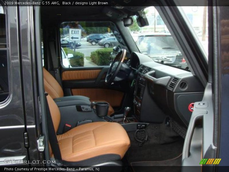 Black / designo Light Brown 2009 Mercedes-Benz G 55 AMG
