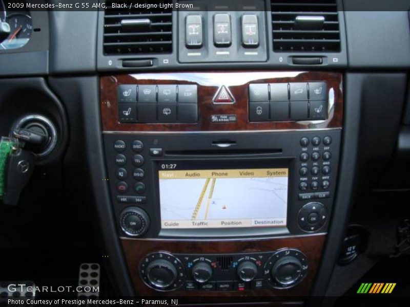Black / designo Light Brown 2009 Mercedes-Benz G 55 AMG