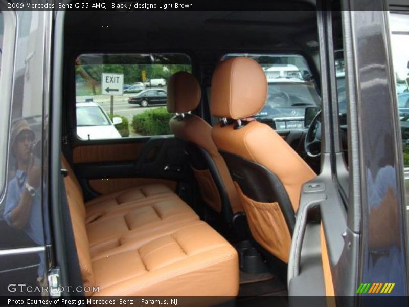 Black / designo Light Brown 2009 Mercedes-Benz G 55 AMG