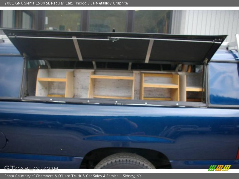 Indigo Blue Metallic / Graphite 2001 GMC Sierra 1500 SL Regular Cab
