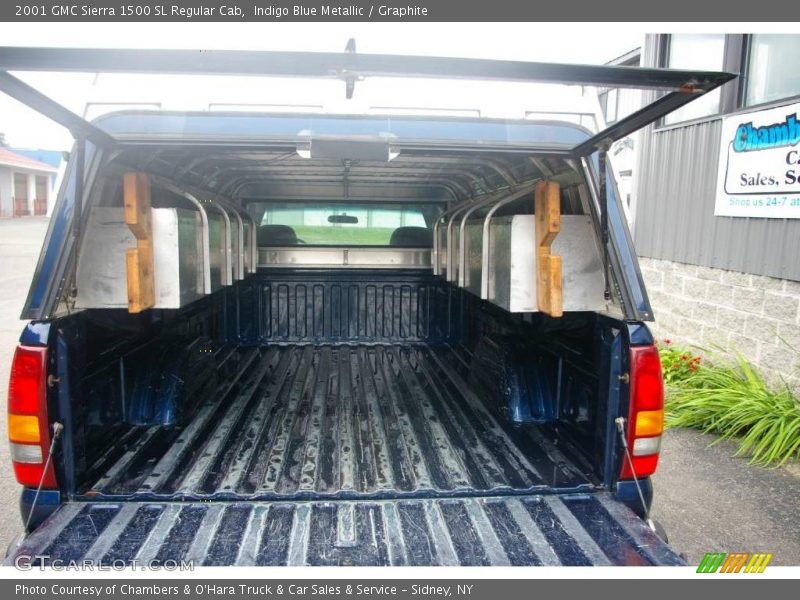 Indigo Blue Metallic / Graphite 2001 GMC Sierra 1500 SL Regular Cab