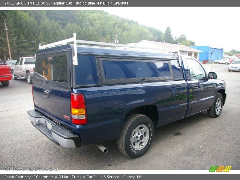 Indigo Blue Metallic / Graphite 2001 GMC Sierra 1500 SL Regular Cab