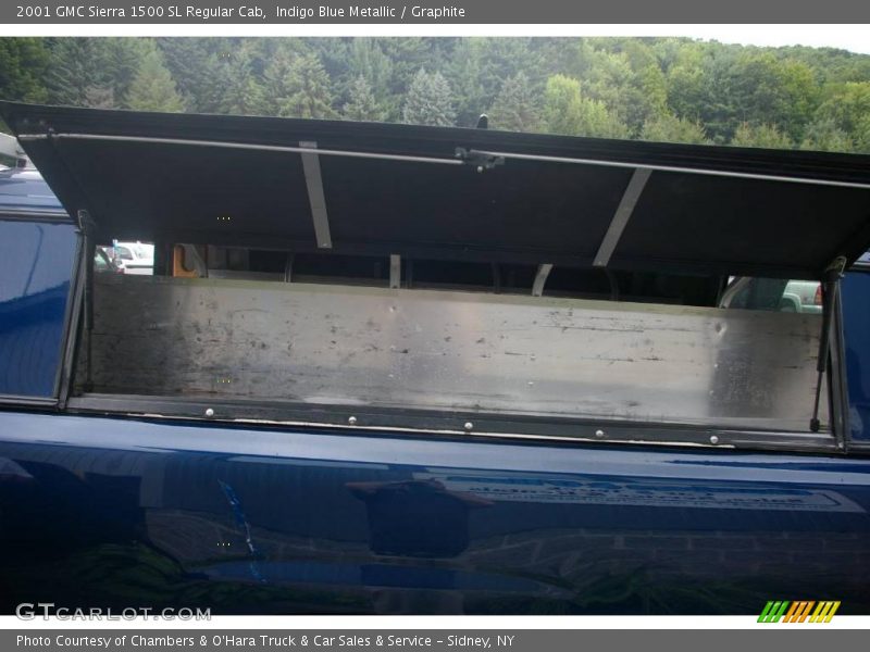 Indigo Blue Metallic / Graphite 2001 GMC Sierra 1500 SL Regular Cab