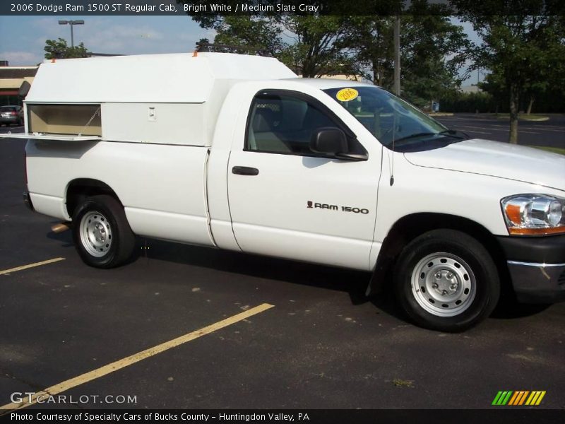 Bright White / Medium Slate Gray 2006 Dodge Ram 1500 ST Regular Cab