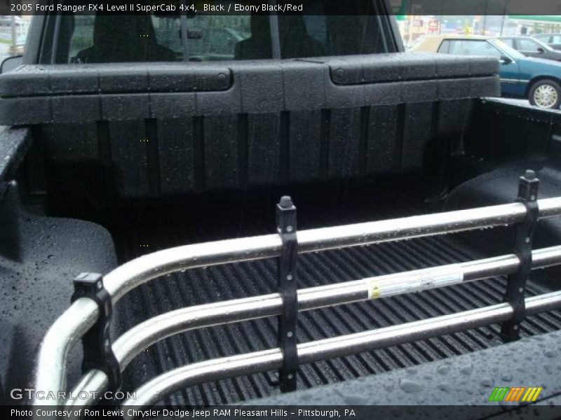Black / Ebony Black/Red 2005 Ford Ranger FX4 Level II SuperCab 4x4