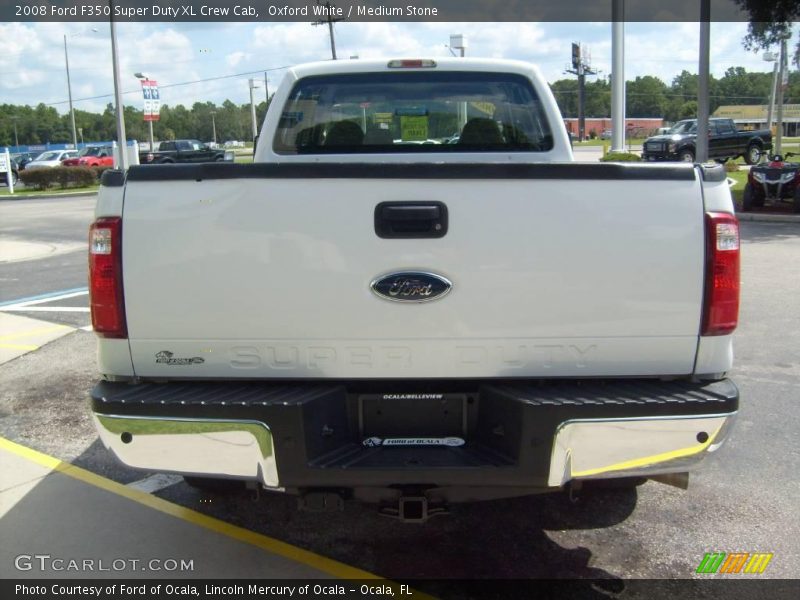 Oxford White / Medium Stone 2008 Ford F350 Super Duty XL Crew Cab
