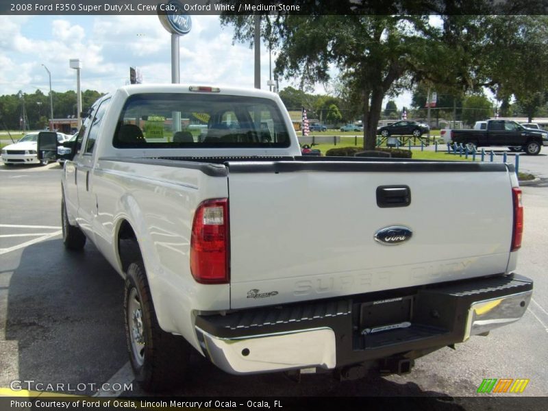 Oxford White / Medium Stone 2008 Ford F350 Super Duty XL Crew Cab