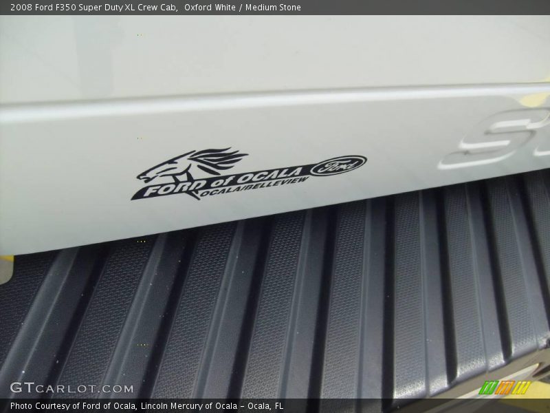 Oxford White / Medium Stone 2008 Ford F350 Super Duty XL Crew Cab