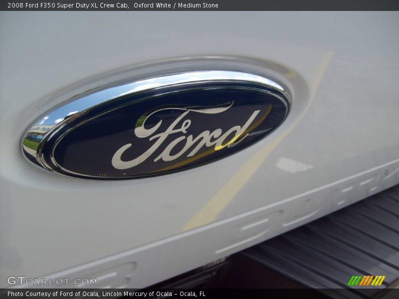 Oxford White / Medium Stone 2008 Ford F350 Super Duty XL Crew Cab