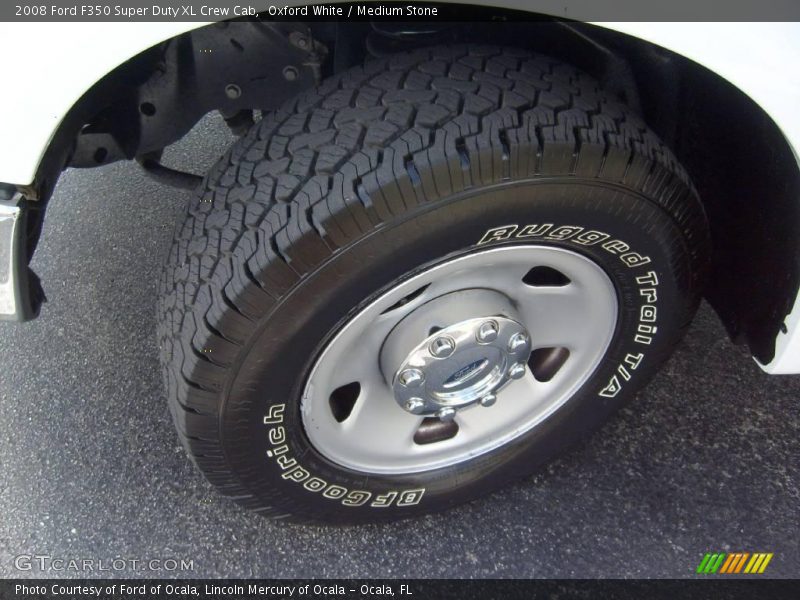 Oxford White / Medium Stone 2008 Ford F350 Super Duty XL Crew Cab