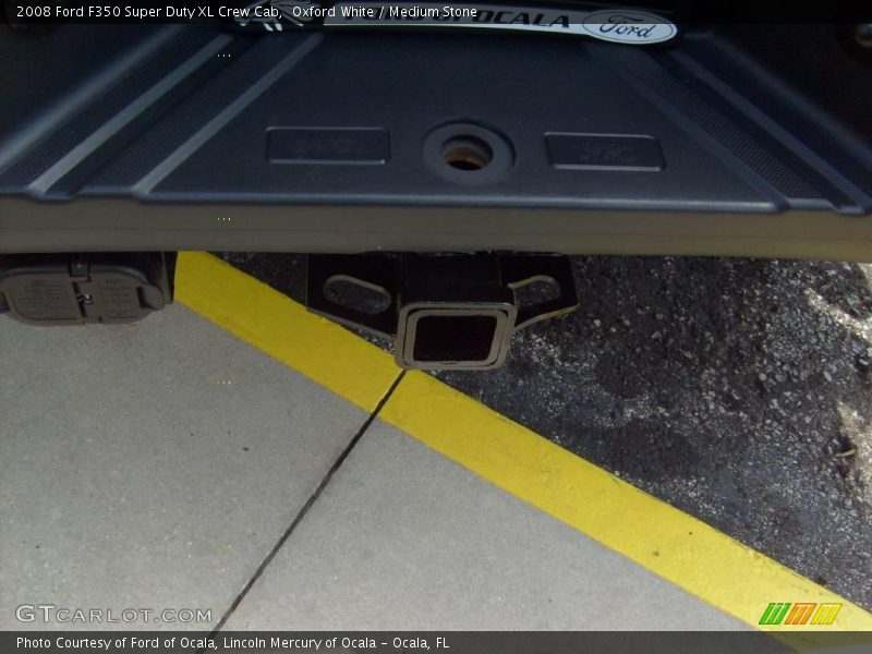 Oxford White / Medium Stone 2008 Ford F350 Super Duty XL Crew Cab