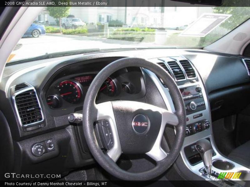 Deep Blue Metallic / Ebony 2008 GMC Acadia SLE AWD