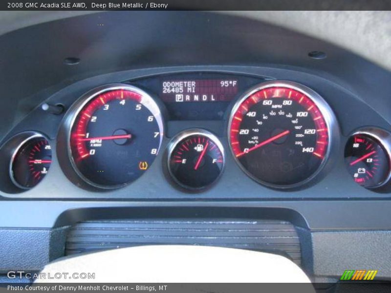 Deep Blue Metallic / Ebony 2008 GMC Acadia SLE AWD