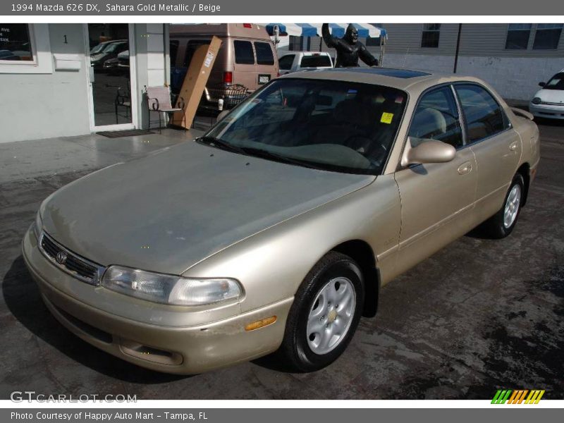 Sahara Gold Metallic / Beige 1994 Mazda 626 DX