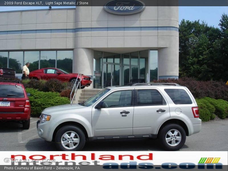 Light Sage Metallic / Stone 2009 Ford Escape XLT