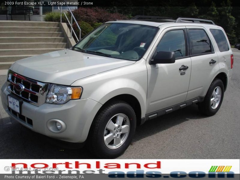 Light Sage Metallic / Stone 2009 Ford Escape XLT
