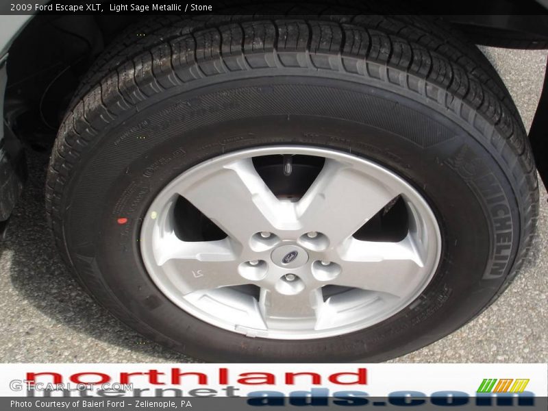 Light Sage Metallic / Stone 2009 Ford Escape XLT