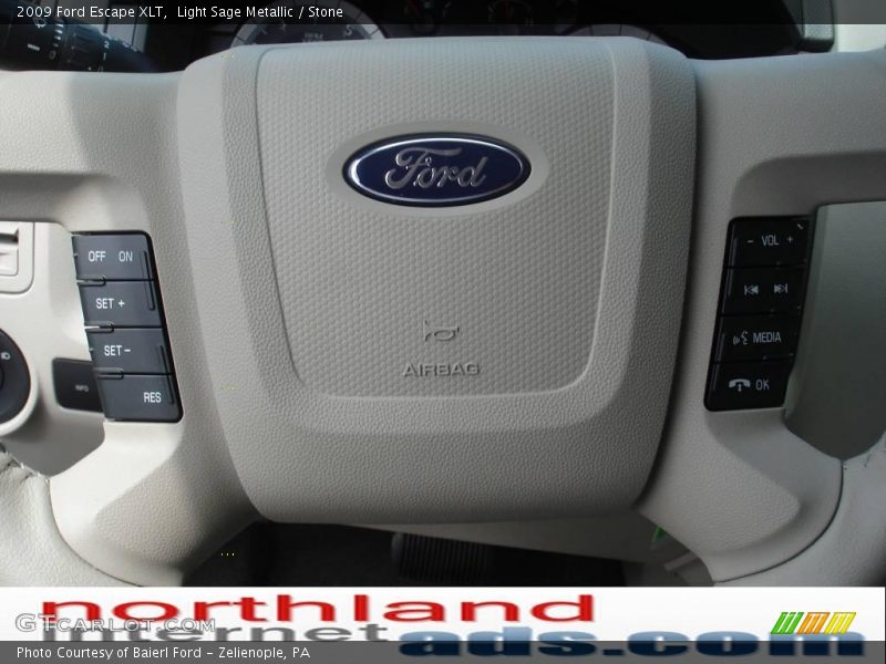 Light Sage Metallic / Stone 2009 Ford Escape XLT