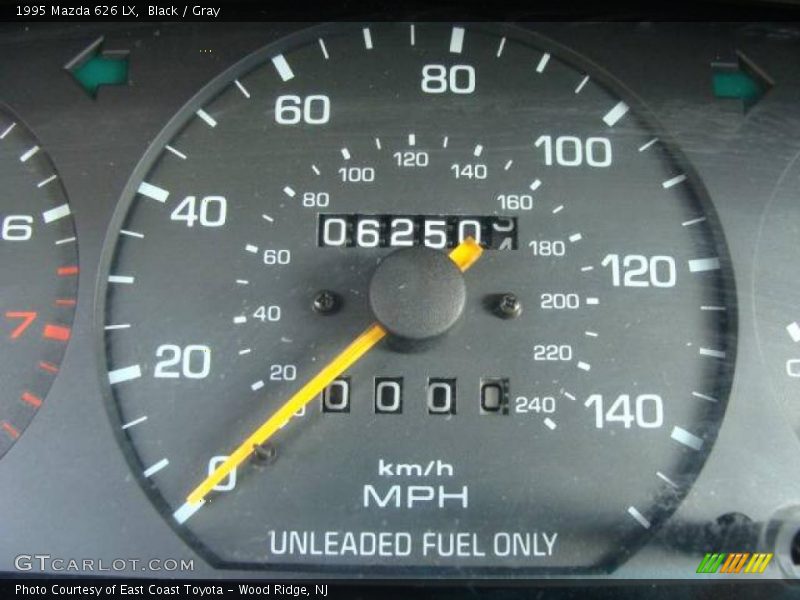Black / Gray 1995 Mazda 626 LX