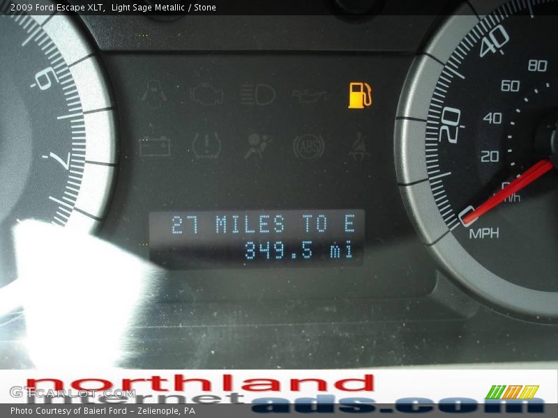 Light Sage Metallic / Stone 2009 Ford Escape XLT