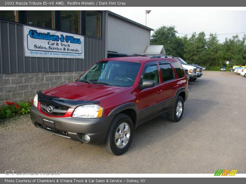 Redfire Metallic / Dark Flint Gray 2003 Mazda Tribute ES-V6 4WD