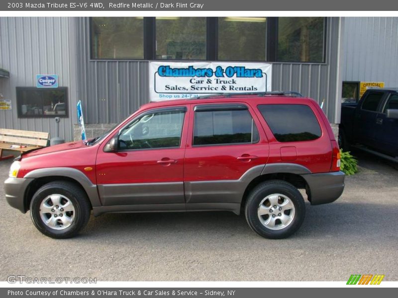 Redfire Metallic / Dark Flint Gray 2003 Mazda Tribute ES-V6 4WD
