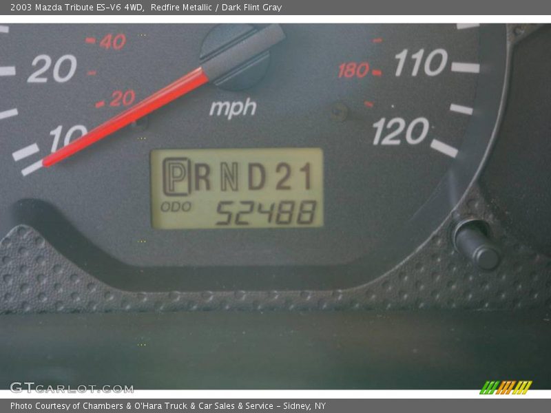 Redfire Metallic / Dark Flint Gray 2003 Mazda Tribute ES-V6 4WD