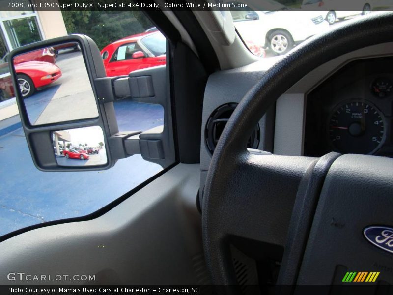 Oxford White / Medium Stone 2008 Ford F350 Super Duty XL SuperCab 4x4 Dually