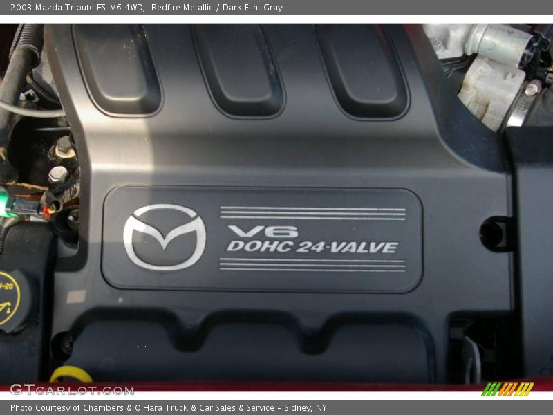 Redfire Metallic / Dark Flint Gray 2003 Mazda Tribute ES-V6 4WD