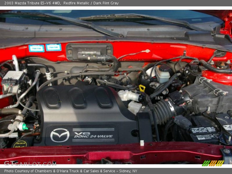 Redfire Metallic / Dark Flint Gray 2003 Mazda Tribute ES-V6 4WD