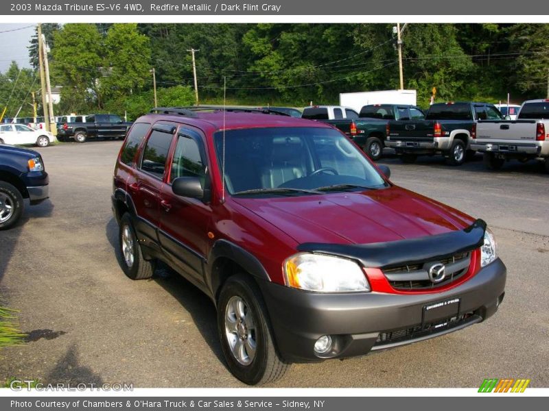 Redfire Metallic / Dark Flint Gray 2003 Mazda Tribute ES-V6 4WD