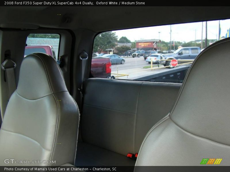 Oxford White / Medium Stone 2008 Ford F350 Super Duty XL SuperCab 4x4 Dually