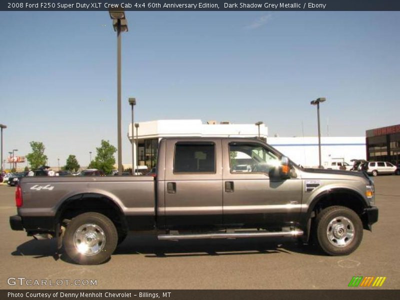 Dark Shadow Grey Metallic / Ebony 2008 Ford F250 Super Duty XLT Crew Cab 4x4 60th Anniversary Edition