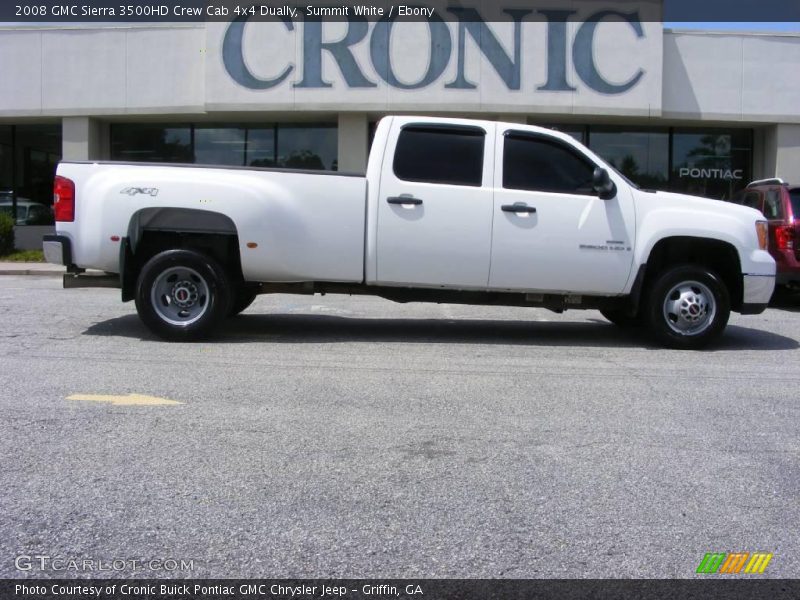 Summit White / Ebony 2008 GMC Sierra 3500HD Crew Cab 4x4 Dually