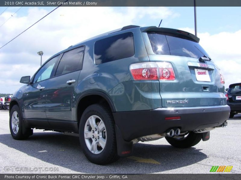 Silver Green Metallic / Ebony 2010 GMC Acadia SLE