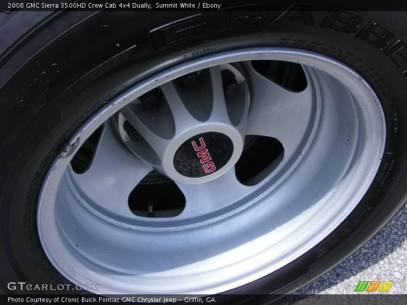 Summit White / Ebony 2008 GMC Sierra 3500HD Crew Cab 4x4 Dually
