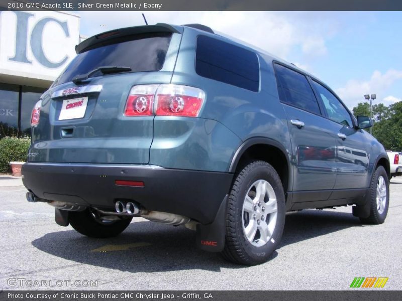 Silver Green Metallic / Ebony 2010 GMC Acadia SLE