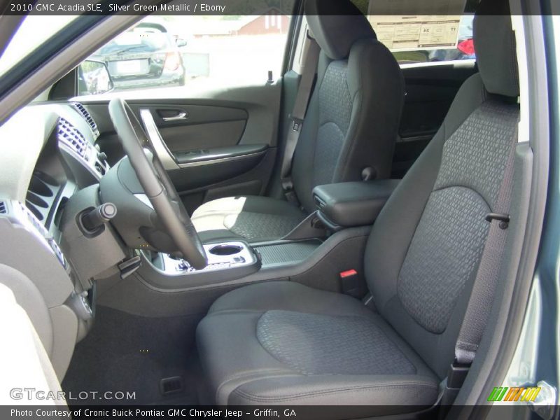 Silver Green Metallic / Ebony 2010 GMC Acadia SLE