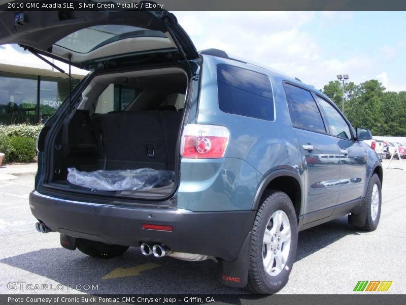 Silver Green Metallic / Ebony 2010 GMC Acadia SLE