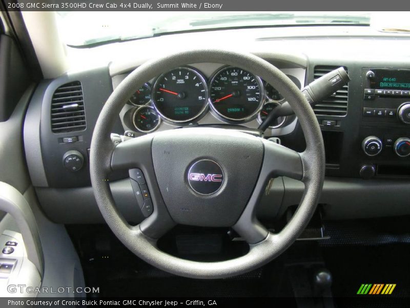 Summit White / Ebony 2008 GMC Sierra 3500HD Crew Cab 4x4 Dually