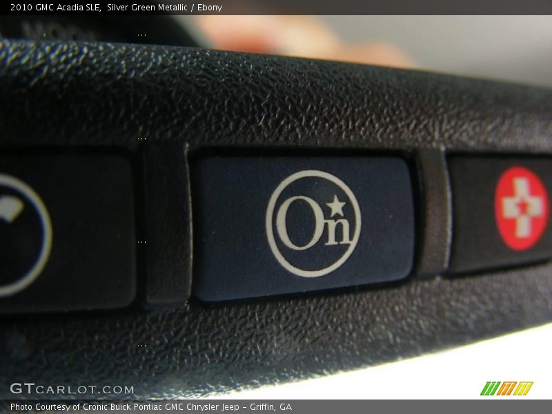 Silver Green Metallic / Ebony 2010 GMC Acadia SLE