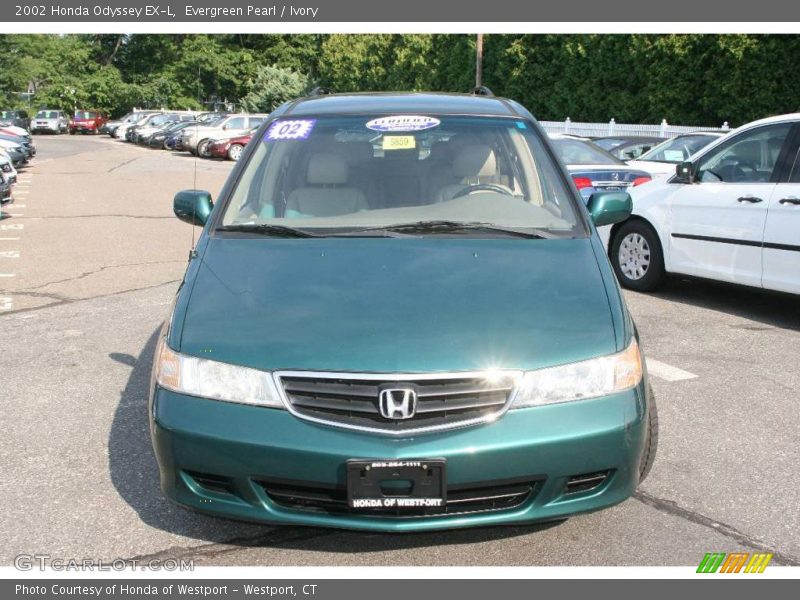 Evergreen Pearl / Ivory 2002 Honda Odyssey EX-L
