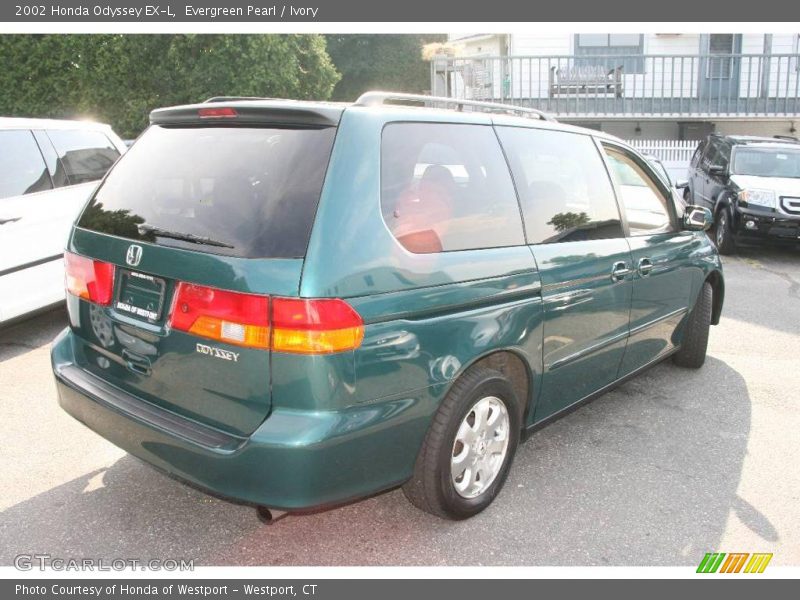 Evergreen Pearl / Ivory 2002 Honda Odyssey EX-L