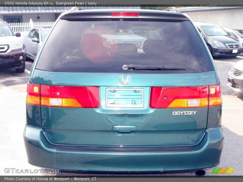 Evergreen Pearl / Ivory 2002 Honda Odyssey EX-L