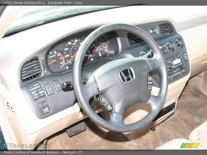 Evergreen Pearl / Ivory 2002 Honda Odyssey EX-L
