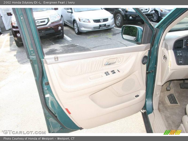 Evergreen Pearl / Ivory 2002 Honda Odyssey EX-L
