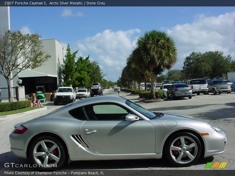 Arctic Silver Metallic / Stone Grey 2007 Porsche Cayman S